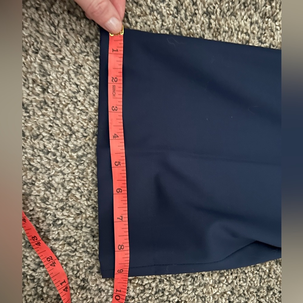 Lafayette 148 New York Navy Trousers - Picture 3 of 4